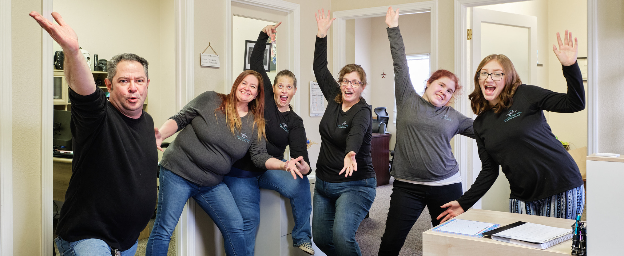 workers goofing off